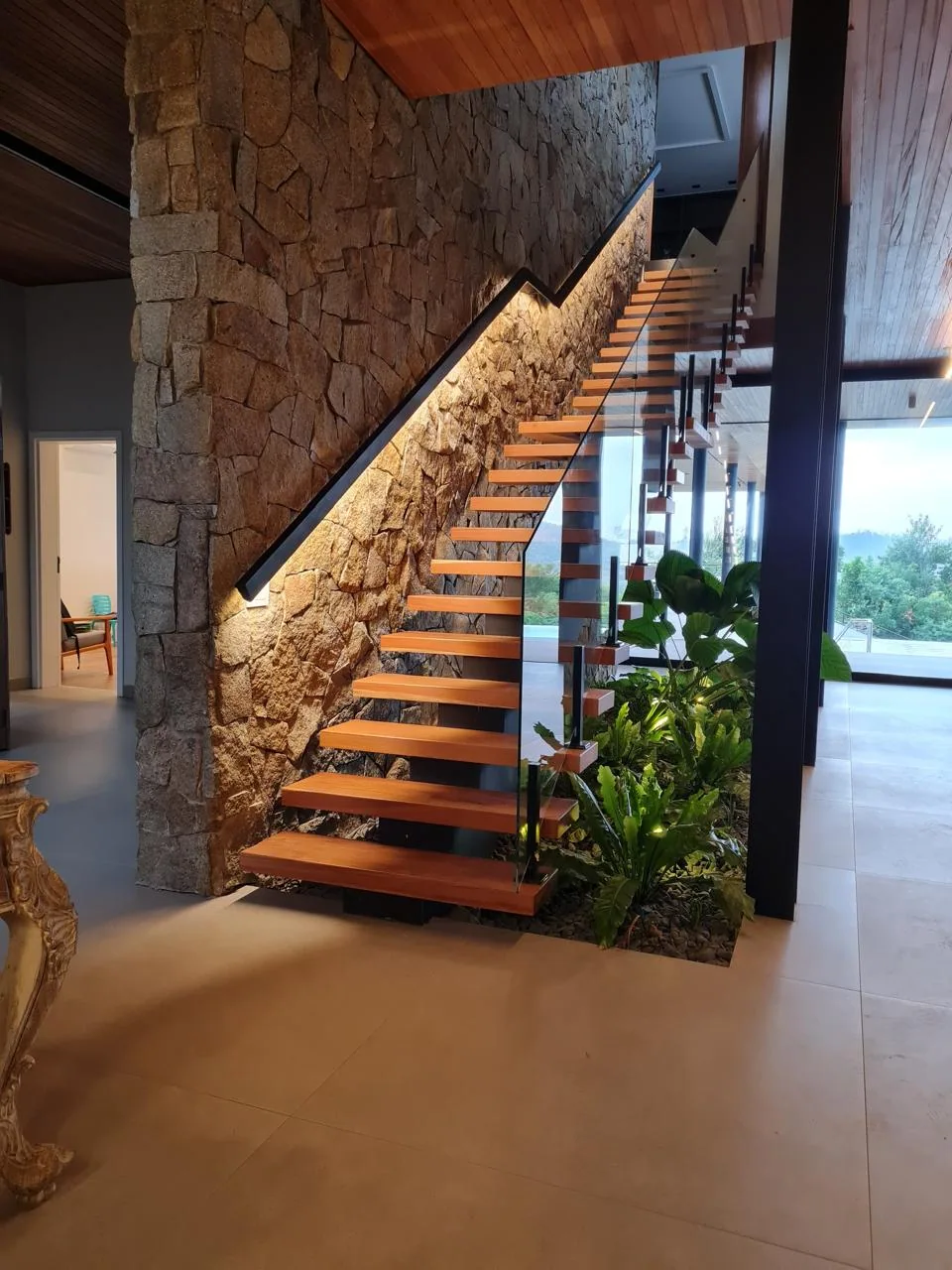 Detalhe de obra concluída