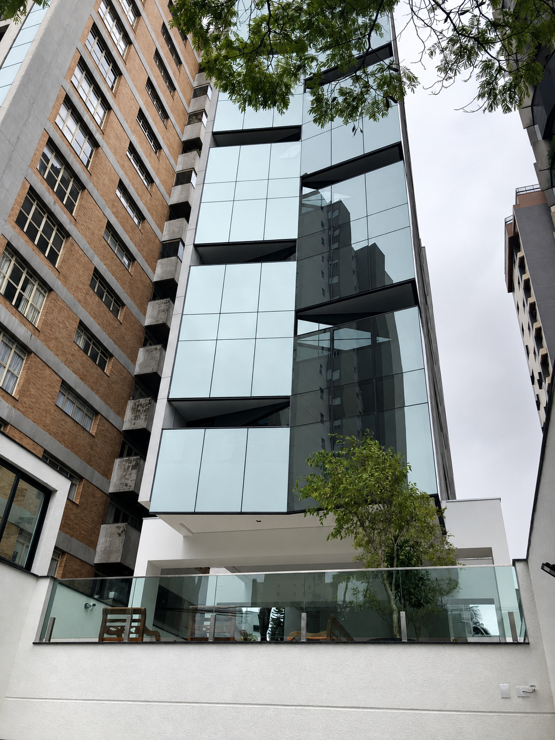Detalhe interno de obra concluída